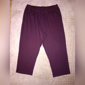 Eileen Fisher Cropped Drawstring Pull on Organic Pants